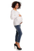 Chandail grossesse model 84269 PeeKaBoo